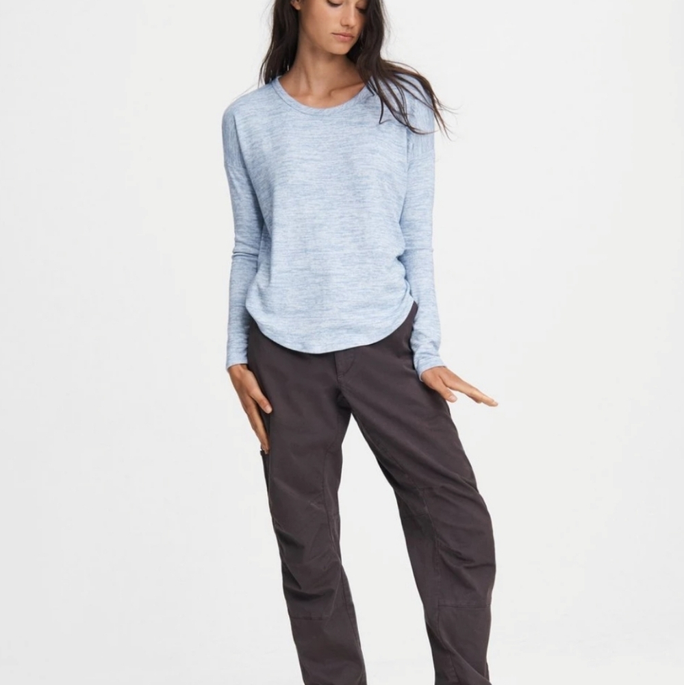 Rag & Bone Dusky Lavender The Knit Long Sleeve XS NWT - Picture 2 of 10